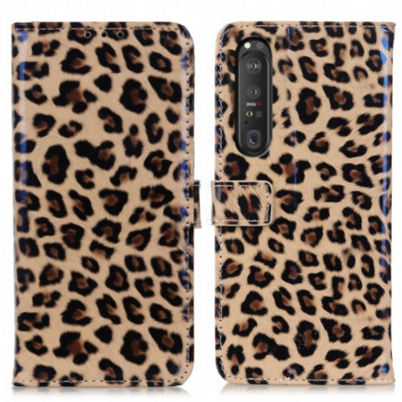 Flip Kotelot Sony Xperia 1 Iii Leopard