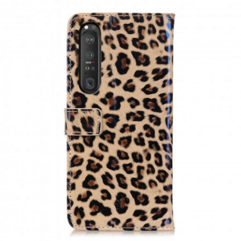 Flip Kotelot Sony Xperia 1 Iii Leopard