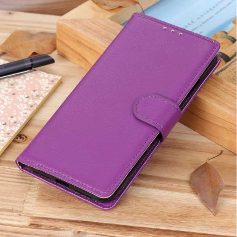 Flip Kotelot Sony Xperia 1 Iii Lychee Faux Leather