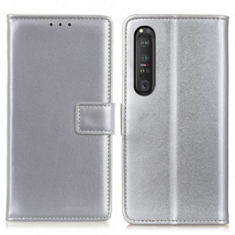 Flip Kotelot Sony Xperia 1 Iii Pelkkä Keinonahka