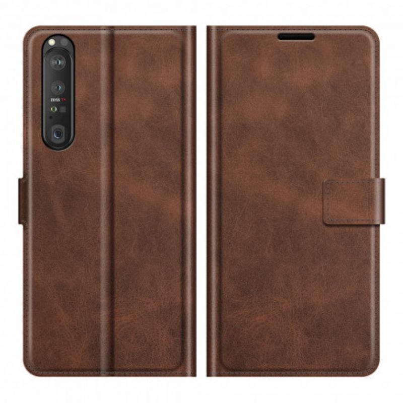 Flip Kotelot Sony Xperia 1 Iii Slim Extreme Leather Effect