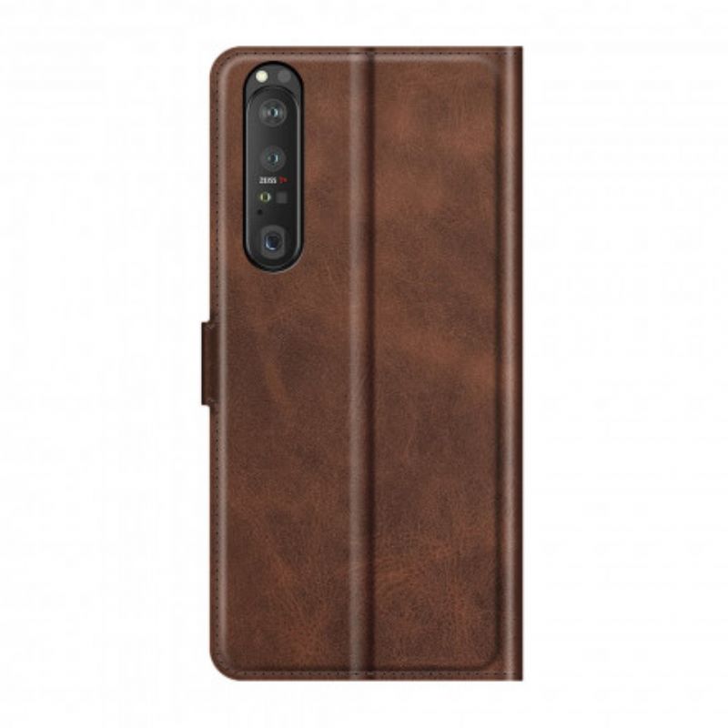 Flip Kotelot Sony Xperia 1 Iii Slim Extreme Leather Effect