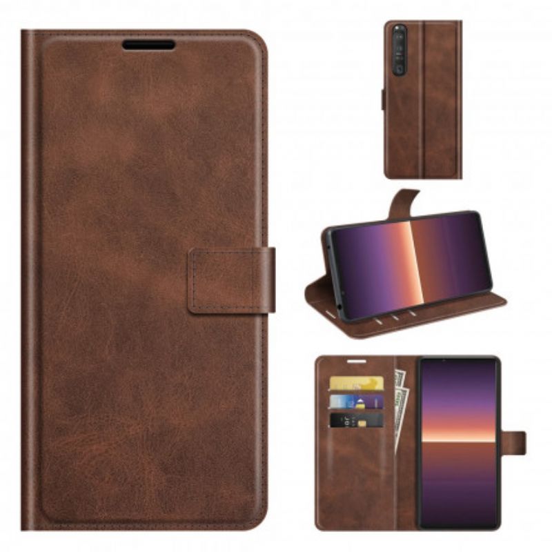 Flip Kotelot Sony Xperia 1 Iii Slim Extreme Leather Effect