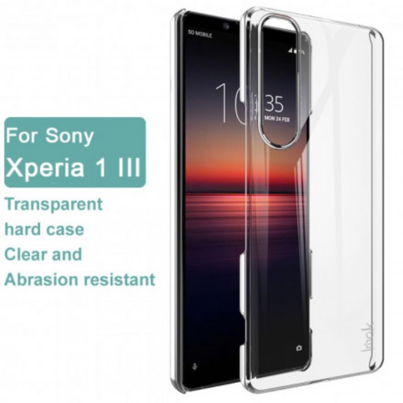 Kuori Case Sony Xperia 1 Iii Puhelinkuoret Imak Läpinäkyvä Kristalli