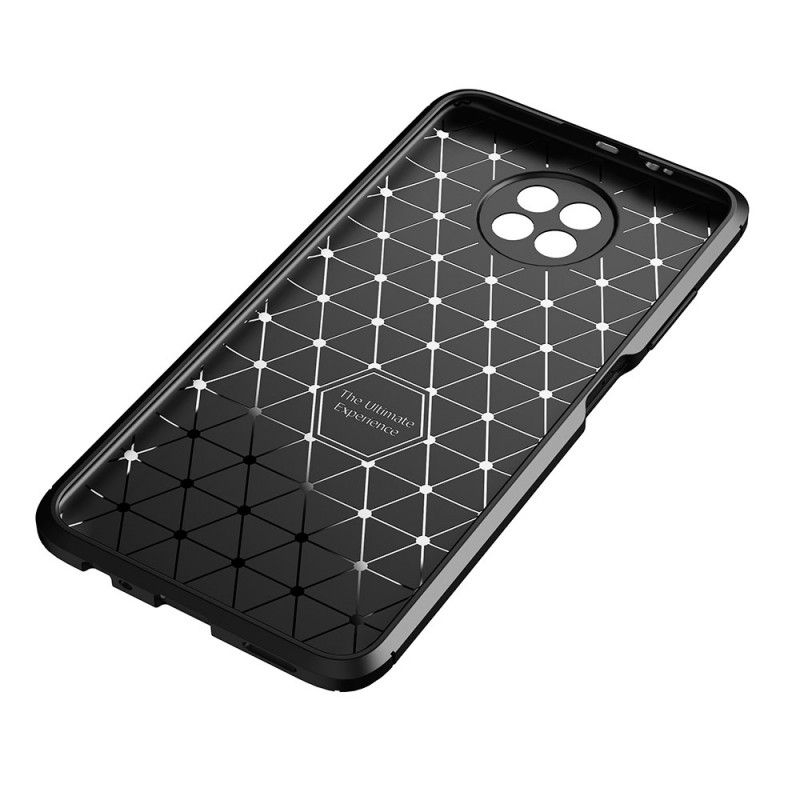 Case Kuoret Xiaomi Redmi Note 9 5G / Note 9T 5G Tummansininen Musta Puhelinkuoret Taipuisa Hiilikuitu