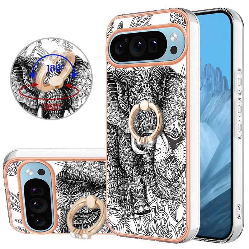 Case Google Pixel 9 Puhelinkuoret Elephant Totem Sport Ring