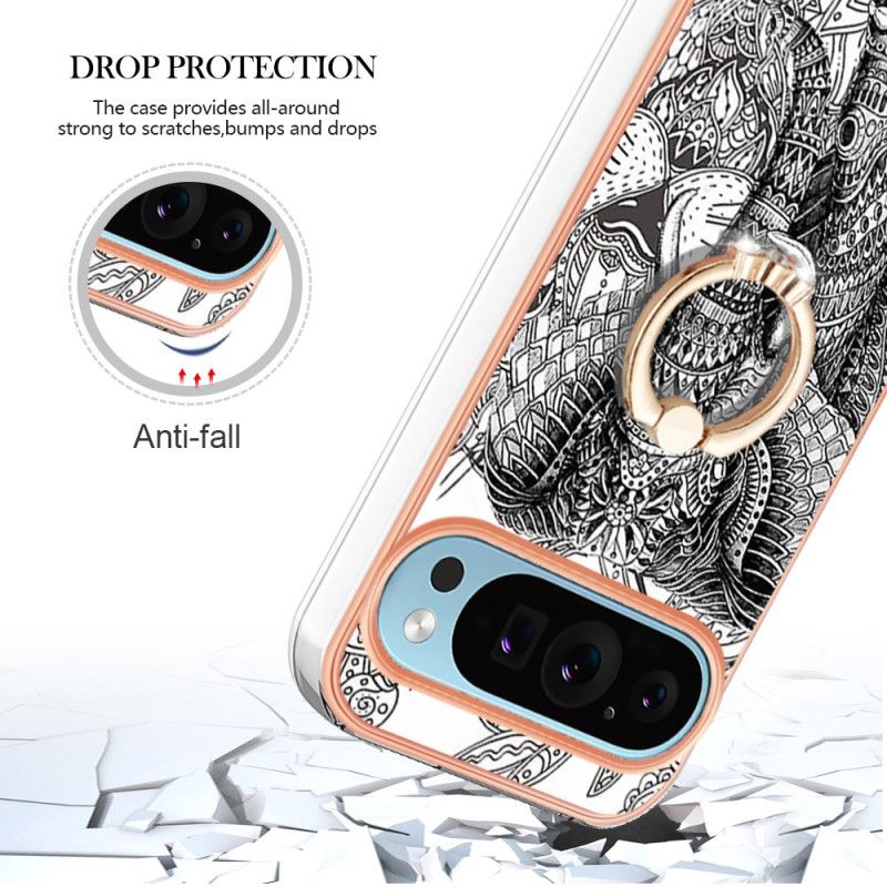 Case Google Pixel 9 Puhelinkuoret Elephant Totem Sport Ring