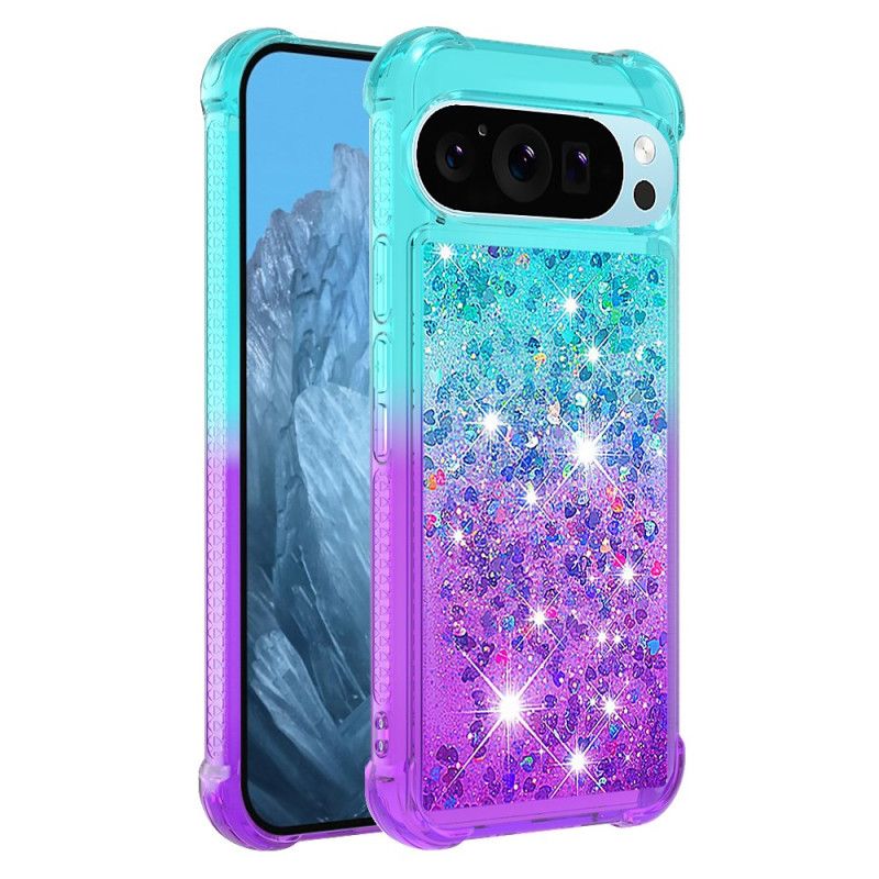 Kuori Google Pixel 9 Glitter Gradient