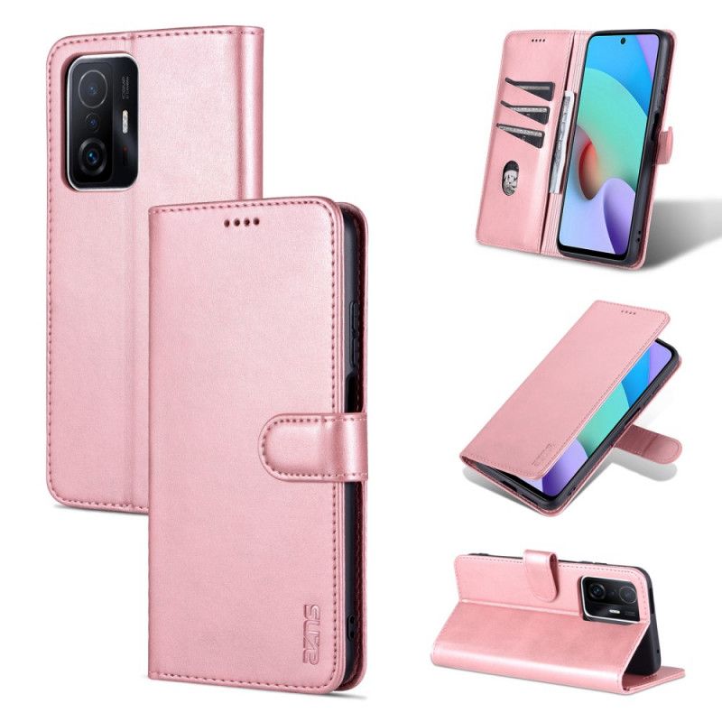 Flip Kotelot Xiaomi Mi 11t / 11t Pro Azns Faux Leather Suojakuori