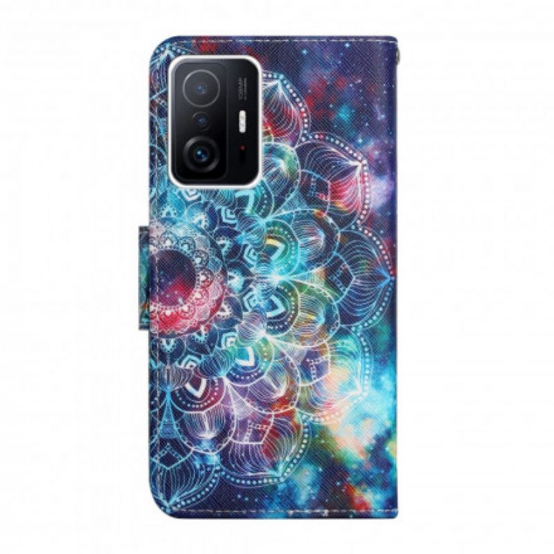 Flip Kotelot Xiaomi Mi 11t / 11t Pro Flashy Half Strappy Mandala