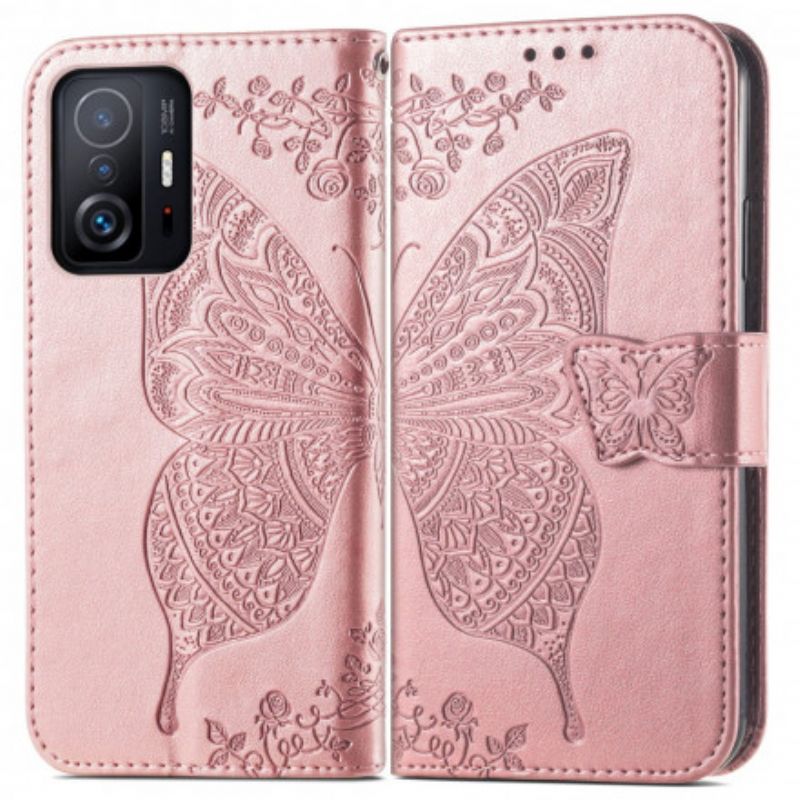 Flip Kotelot Xiaomi Mi 11t / 11t Pro Half Butterflies