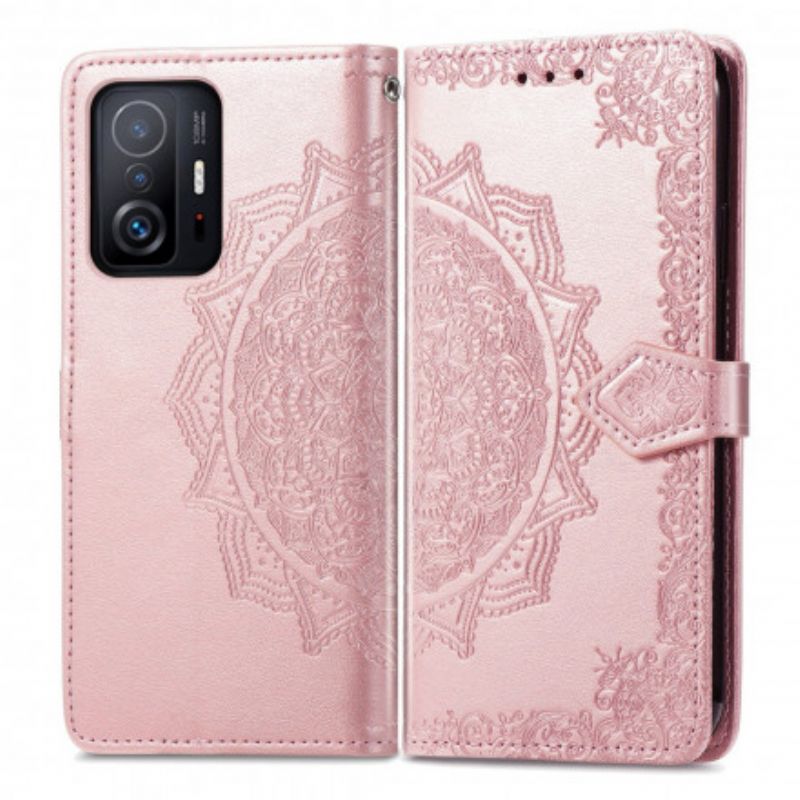 Flip Kotelot Xiaomi Mi 11t / 11t Pro Mandala-keskiaika