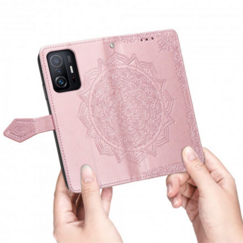 Flip Kotelot Xiaomi Mi 11t / 11t Pro Mandala-keskiaika