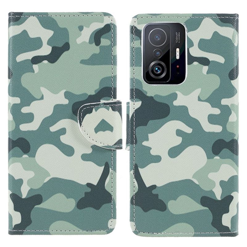 Flip Kotelot Xiaomi Mi 11t / 11t Pro Military Camouflage