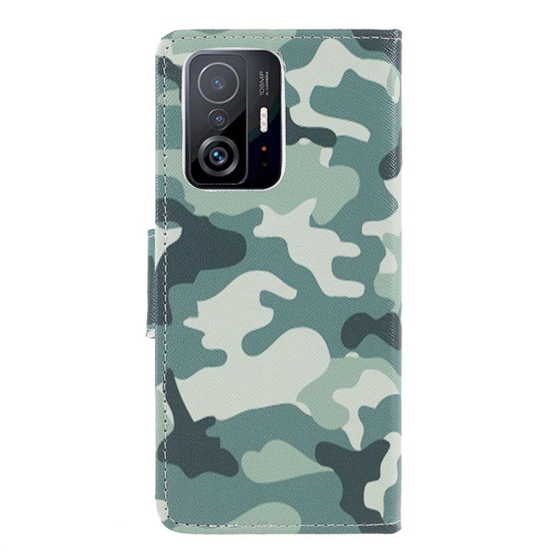 Flip Kotelot Xiaomi Mi 11t / 11t Pro Military Camouflage