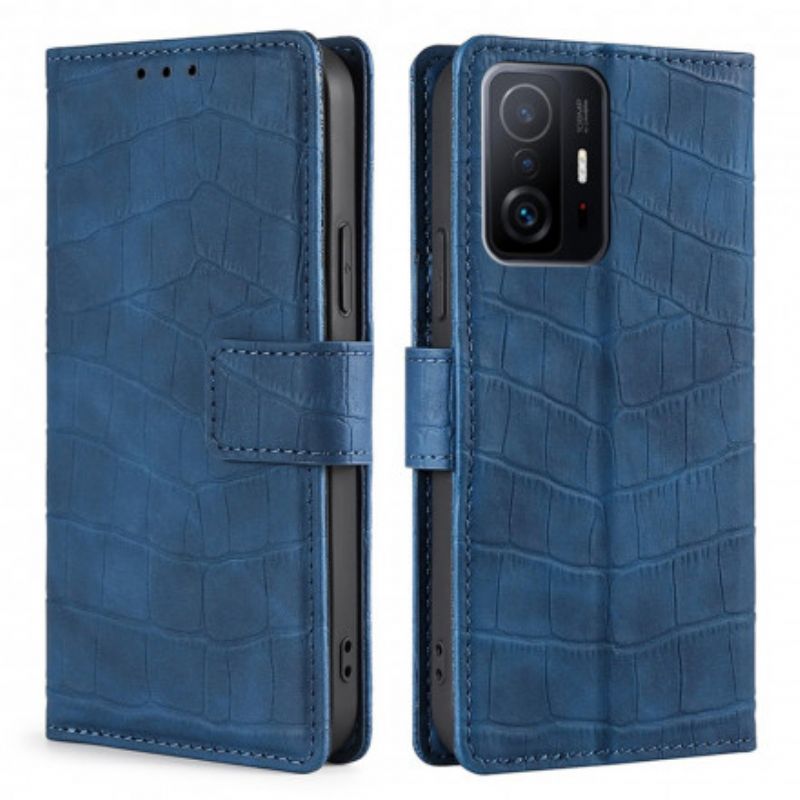 Flip Kotelot Xiaomi Mi 11t / 11t Pro Skin-touch Crocodile