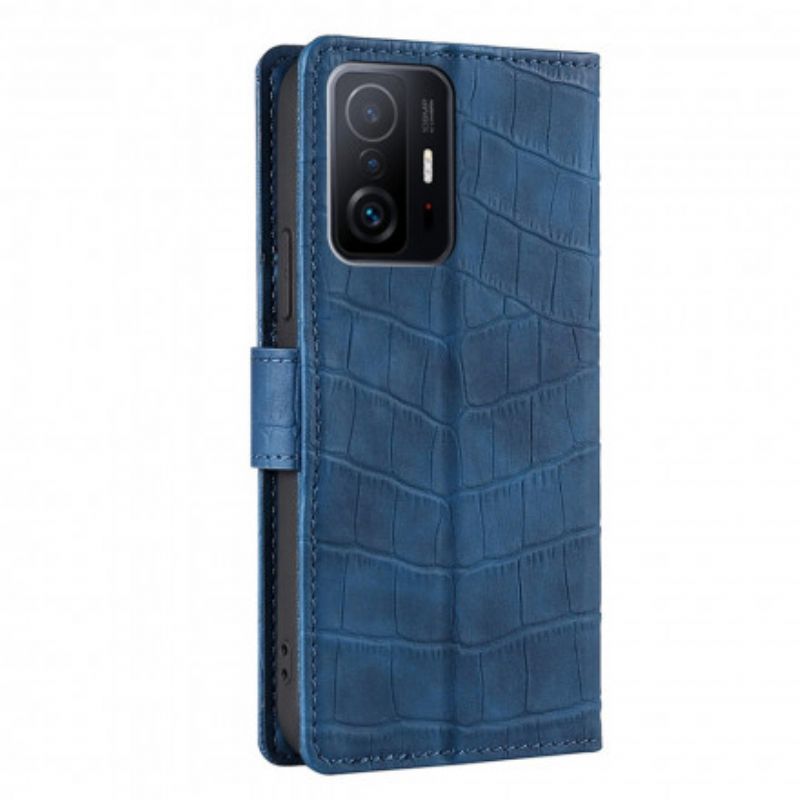 Flip Kotelot Xiaomi Mi 11t / 11t Pro Skin-touch Crocodile