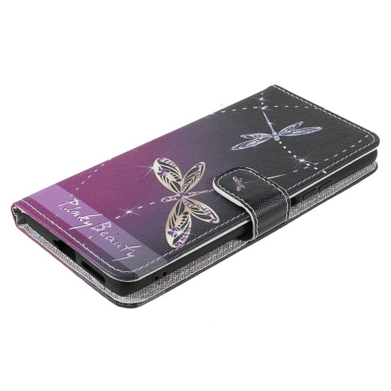 Flip Kotelot Xiaomi Mi 11t / 11t Pro Thong Dragonflies Suojakuori