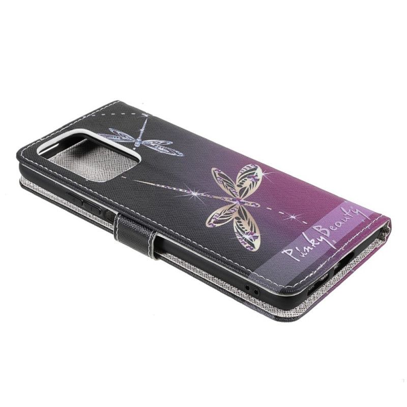 Flip Kotelot Xiaomi Mi 11t / 11t Pro Thong Dragonflies Suojakuori