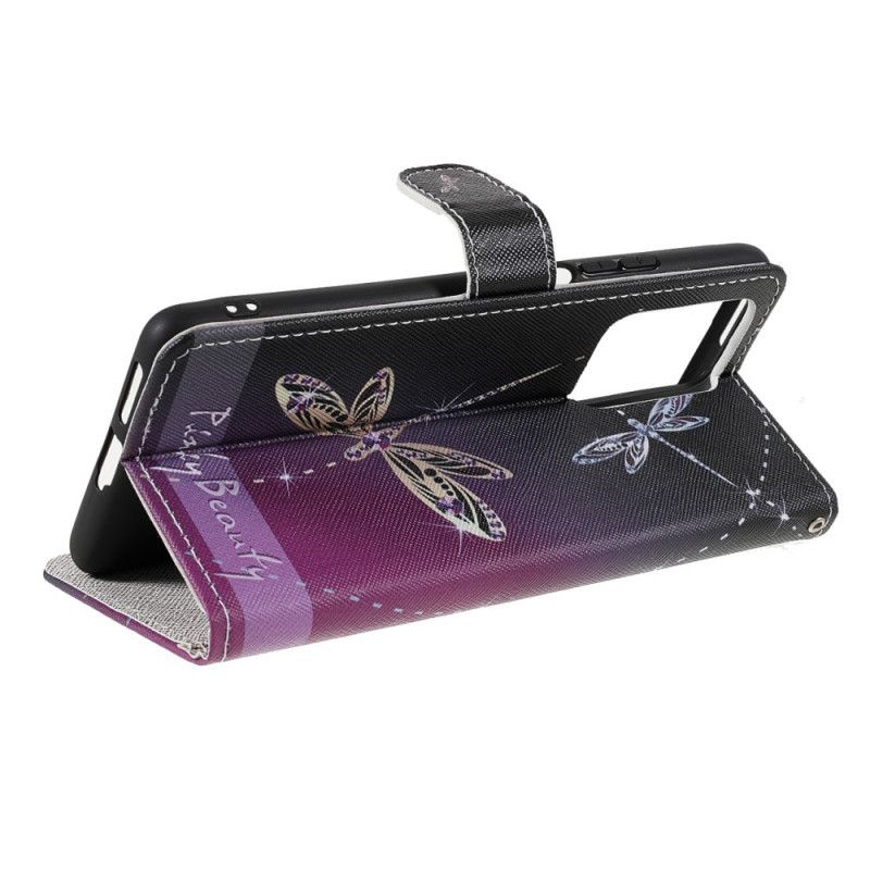 Flip Kotelot Xiaomi Mi 11t / 11t Pro Thong Dragonflies Suojakuori