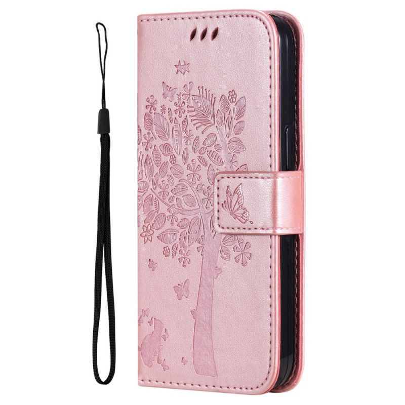 Flip Kotelot Xiaomi Mi 11t / 11t Pro Tree And Thong Cat