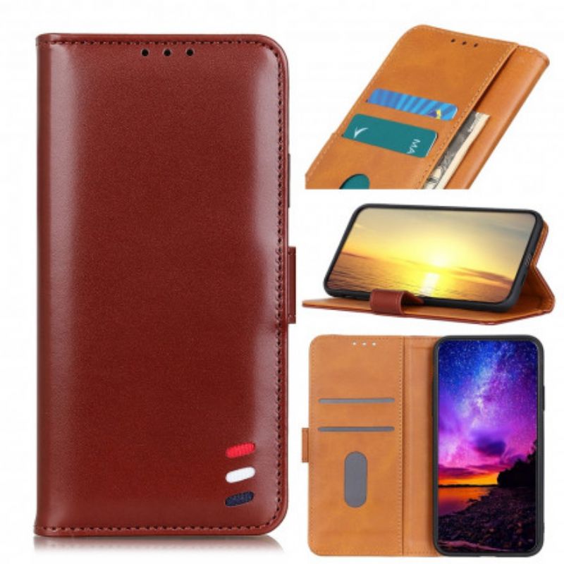 Flip Kotelot Xiaomi Mi 11t / 11t Pro Tricolor Leather Effect Suojakuori