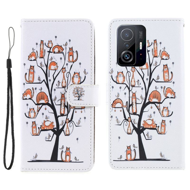 Kotelot Xiaomi Mi 11t / 11t Pro Funky Cats Strappy