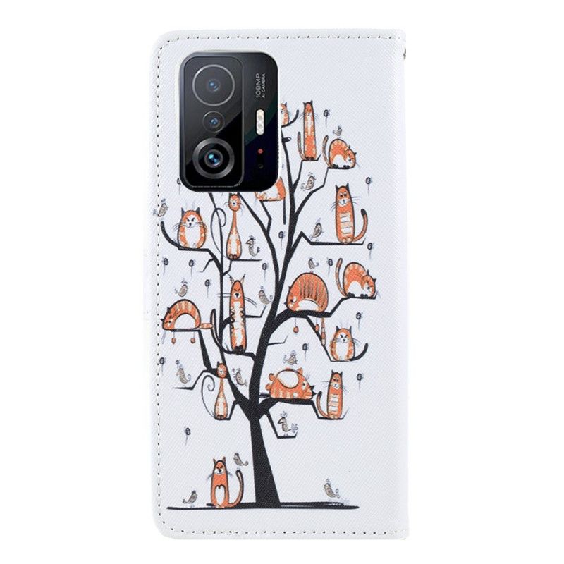 Kotelot Xiaomi Mi 11t / 11t Pro Funky Cats Strappy