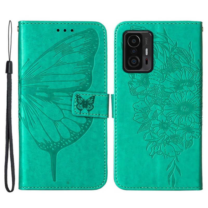 Kotelot Xiaomi Mi 11t / 11t Pro Puhelinkuoret Butterfly Design