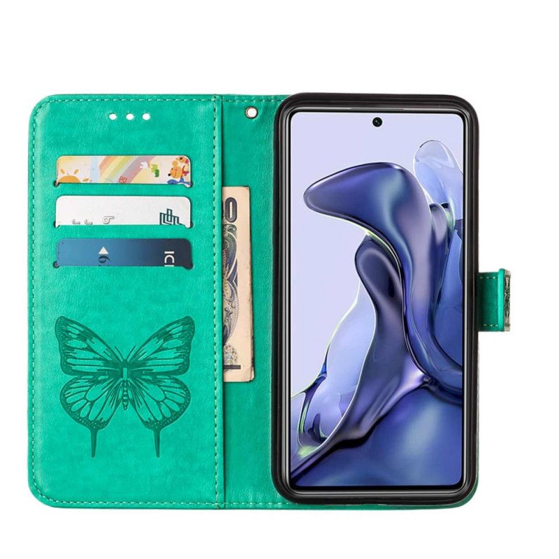 Kotelot Xiaomi Mi 11t / 11t Pro Puhelinkuoret Butterfly Design