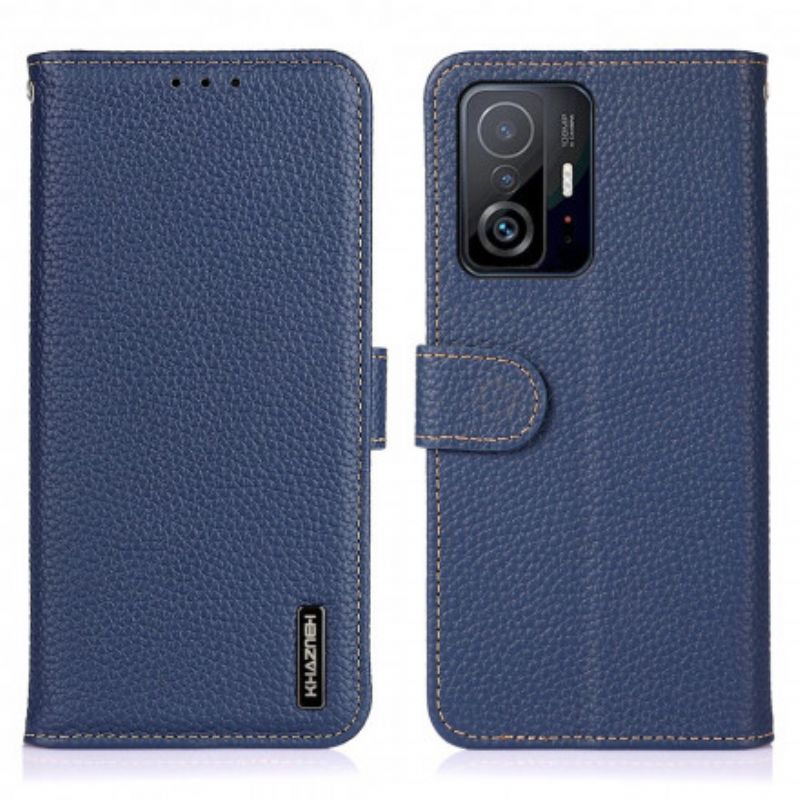 Kotelot Xiaomi Mi 11t / 11t Pro Puhelinkuoret Khazneh Lychee Leather