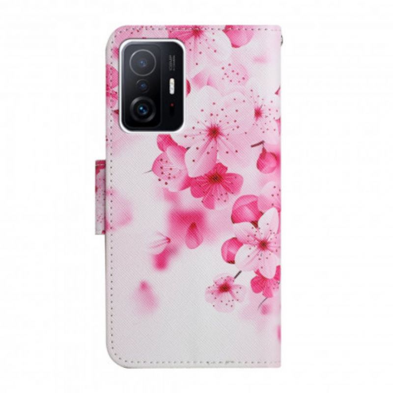 Kotelot Xiaomi Mi 11t / 11t Pro Puhelinkuoret Pink Flowers