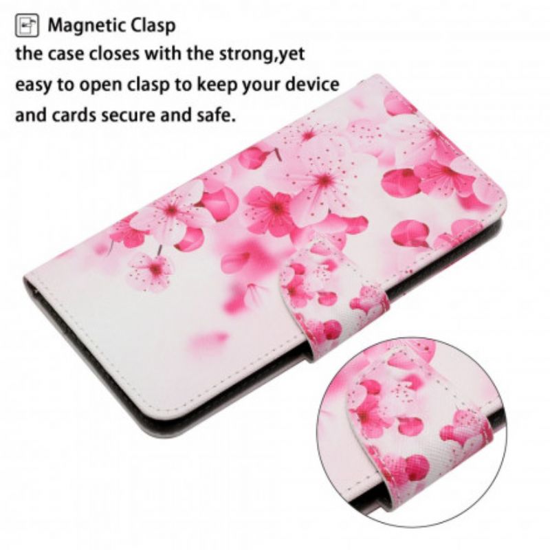 Kotelot Xiaomi Mi 11t / 11t Pro Puhelinkuoret Pink Flowers