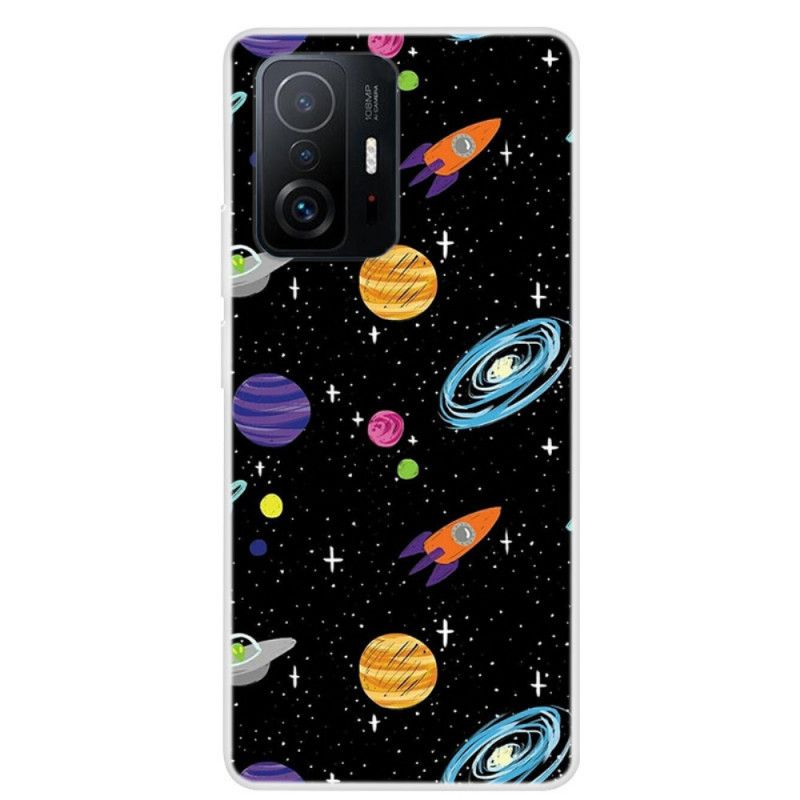 Kuori Xiaomi Mi 11t / 11t Pro Planet Galaxy Suojakuori