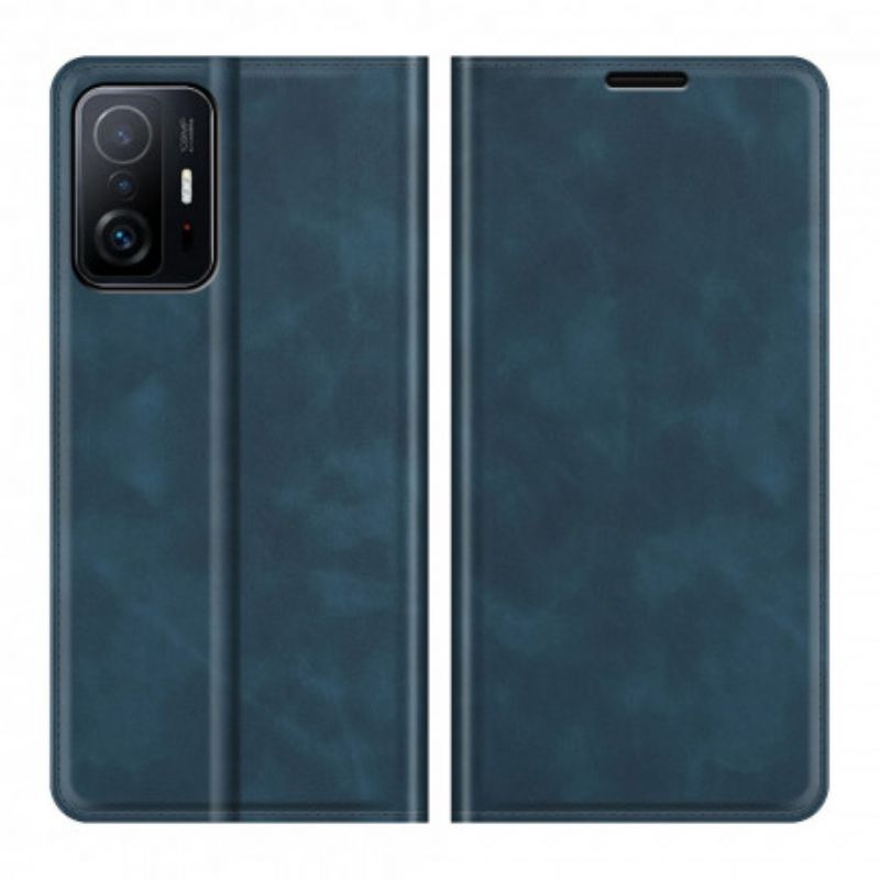 Nahkakuori Flip Kotelot Xiaomi Mi 11t / 11t Pro Puhelinkuoret Skin-touch