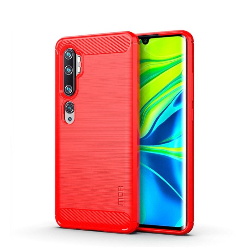 Case Kuoret Xiaomi Mi Note 10 / 10 Pro Harmaa Musta Puhelinkuoret Mofi Harjattu Hiilikuitu