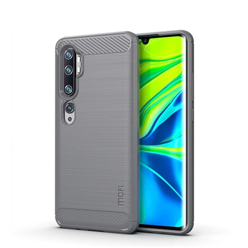 Case Kuoret Xiaomi Mi Note 10 / 10 Pro Harmaa Musta Puhelinkuoret Mofi Harjattu Hiilikuitu