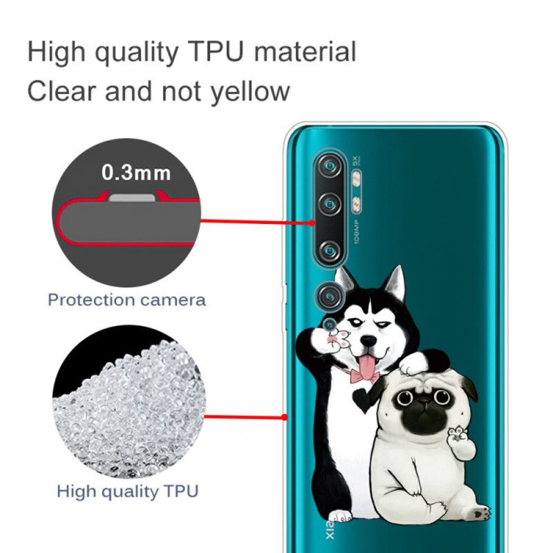 Case Kuoret Xiaomi Mi Note 10 / 10 Pro Puhelinkuoret Hauskoja Koiria