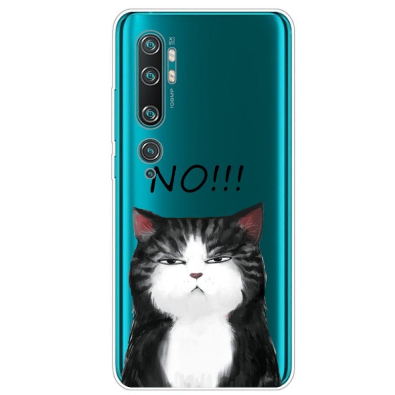 Case Kuoret Xiaomi Mi Note 10 / 10 Pro Puhelinkuoret Kissa. Joka Sanoo Ei