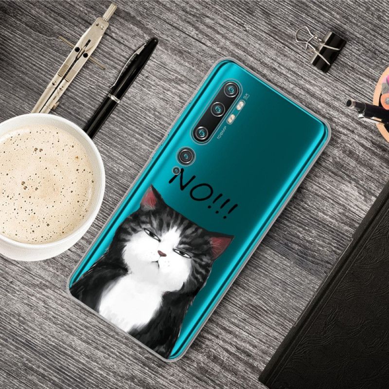 Case Kuoret Xiaomi Mi Note 10 / 10 Pro Puhelinkuoret Kissa. Joka Sanoo Ei