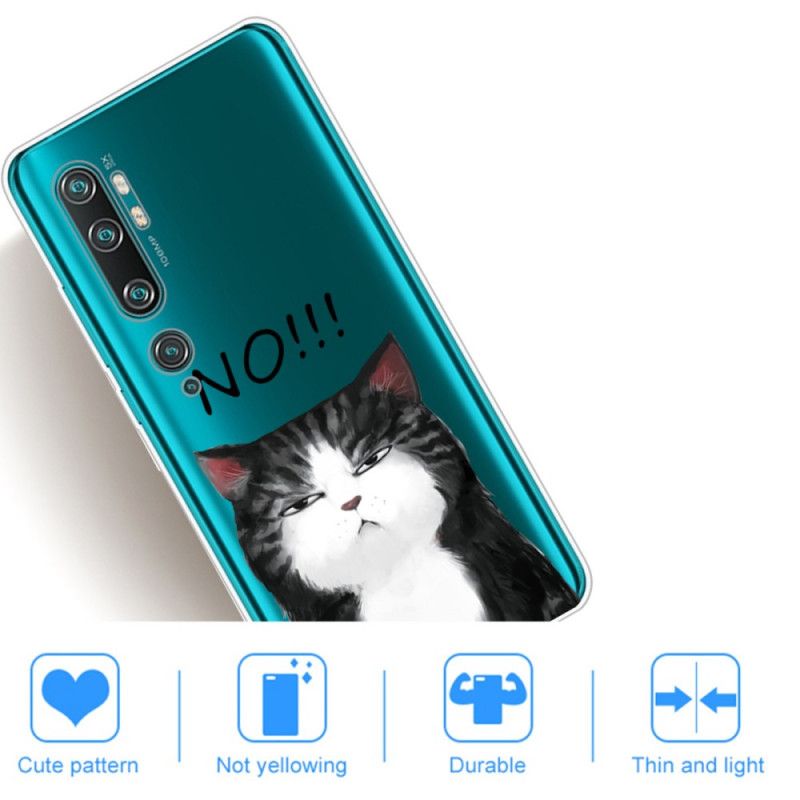 Case Kuoret Xiaomi Mi Note 10 / 10 Pro Puhelinkuoret Kissa. Joka Sanoo Ei