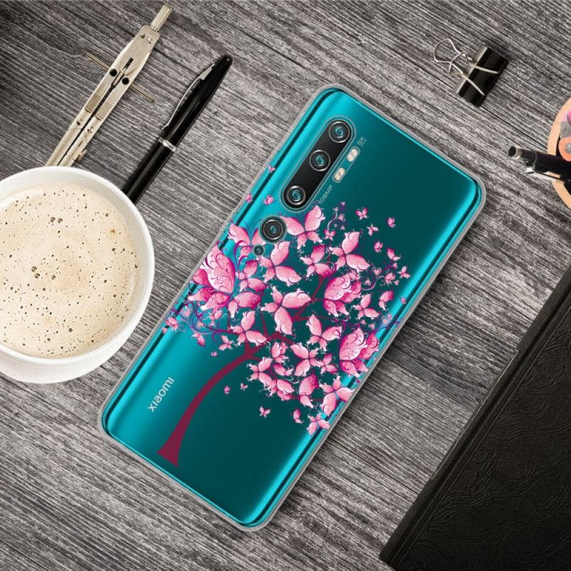 Case Kuoret Xiaomi Mi Note 10 / 10 Pro Puhelinkuoret Vaaleanpunainen Puunpää