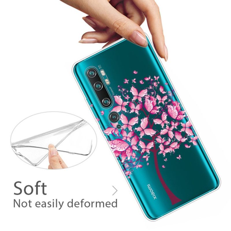 Case Kuoret Xiaomi Mi Note 10 / 10 Pro Puhelinkuoret Vaaleanpunainen Puunpää