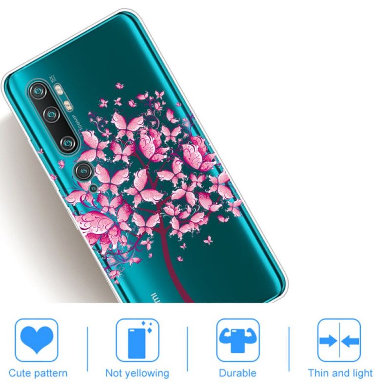 Case Kuoret Xiaomi Mi Note 10 / 10 Pro Puhelinkuoret Vaaleanpunainen Puunpää