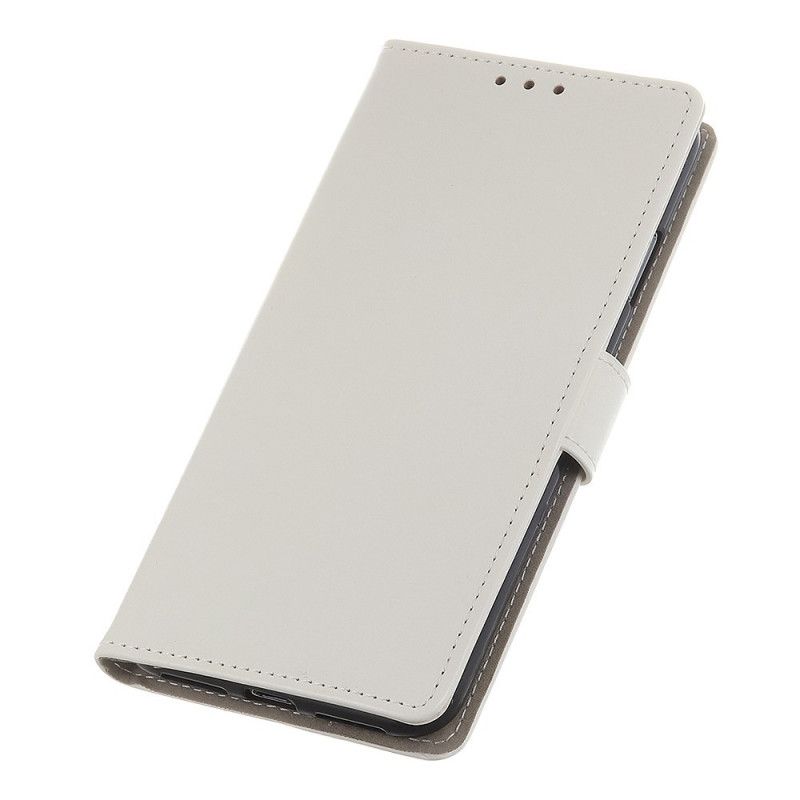 Flip Case Xiaomi Mi Note 10 / 10 Pro Valkoinen Musta Klassinen Tekonahka