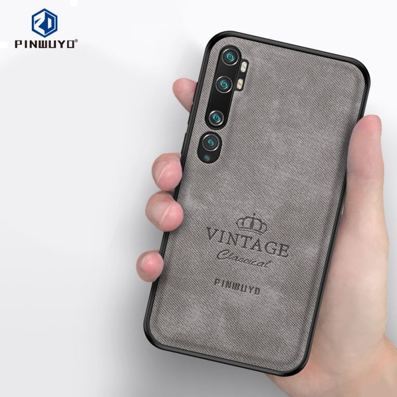 Kuori Xiaomi Mi Note 10 / 10 Pro Harmaa Musta Kunniallinen Vintage Pinwuyo