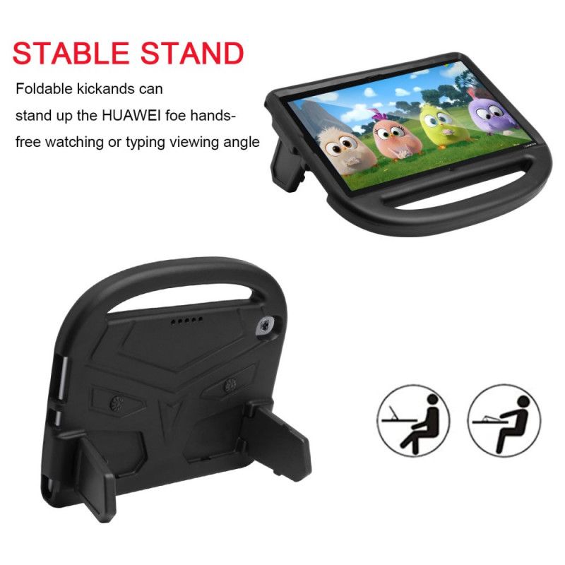 Case Kuoret Huawei MediaPad M6 10.8'' Punainen Musta Puhelinkuoret Lasten Varpunen