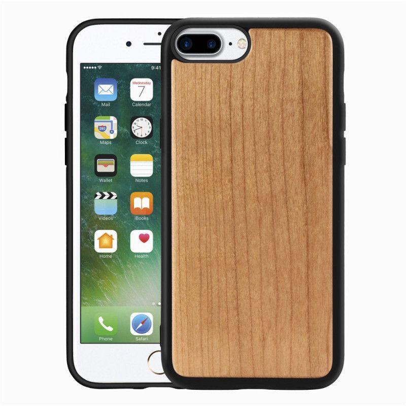 Kuori iPhone 6 / 6S Plus Beige Luonnonpuu