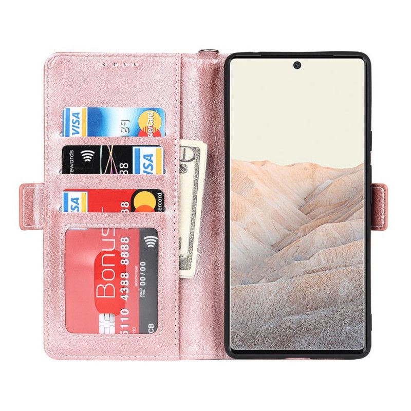 Flip Kotelot Google Pixel 6 Double Rfid Flap Suojakuori