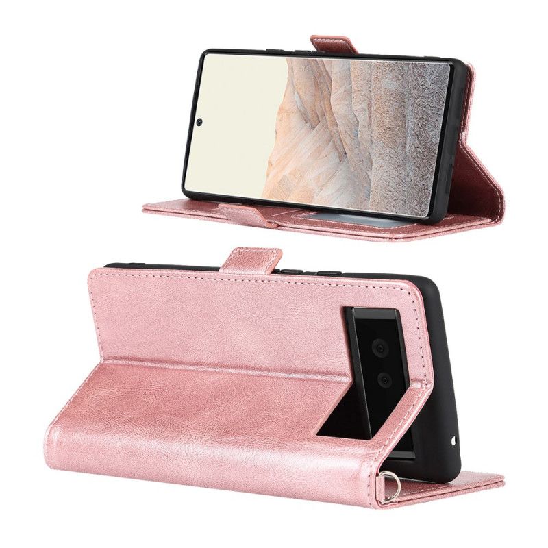 Flip Kotelot Google Pixel 6 Double Rfid Flap Suojakuori